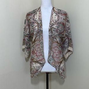 Deb || WOMAN Open Boho CARDIGAN size Size small